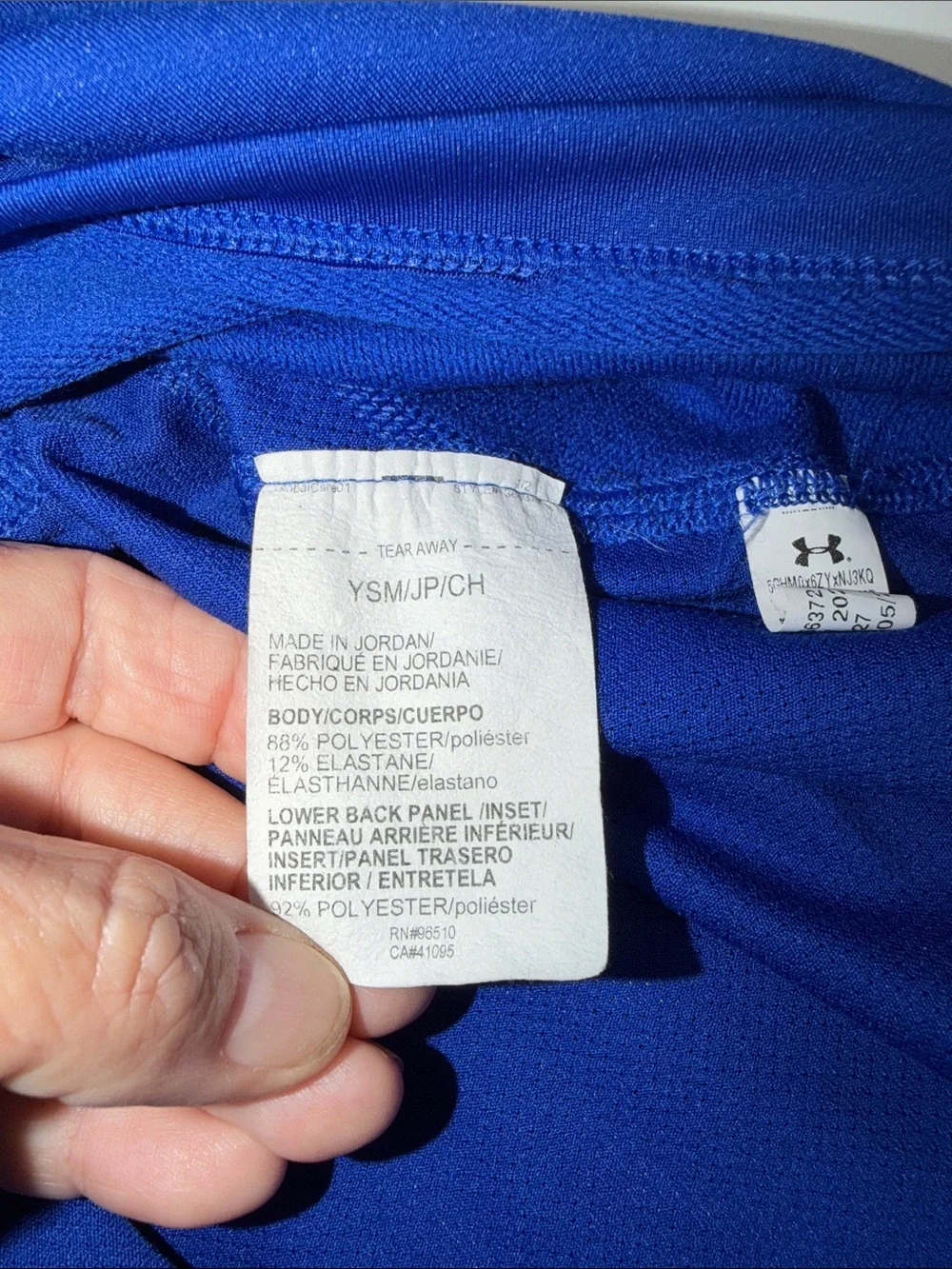 Under Armour Royal Blue Long Sleeve Athletic Tee